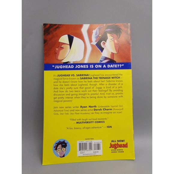 Jughead Jones Comic Book Featuring Guest Star Sabrina The Teenage Witch - Picture 2 of 3
